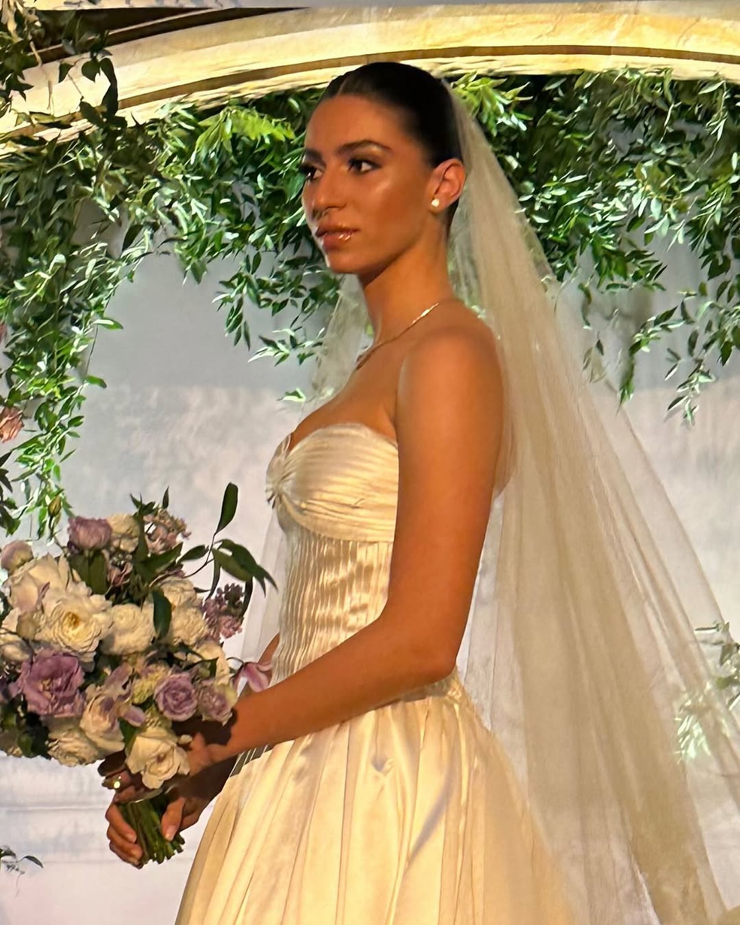 Colure Beauty Makeup look with glowing skin and side profile styling.