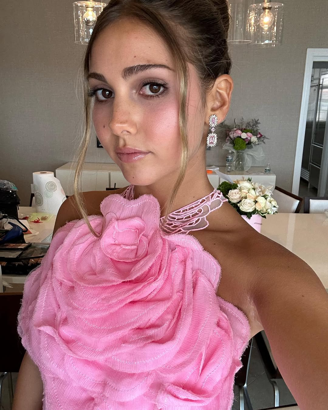 Colure Beauty editorial Makeup look in black styling.